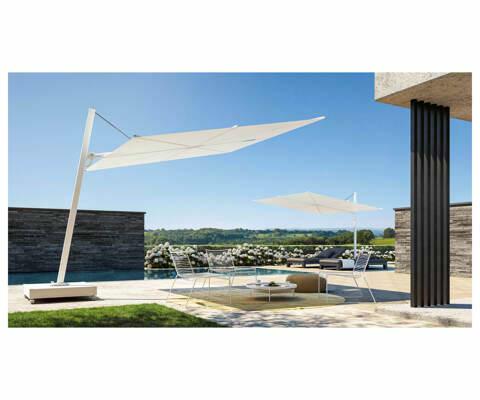 Spectra cantilever Parasol - Alu - toile Natural