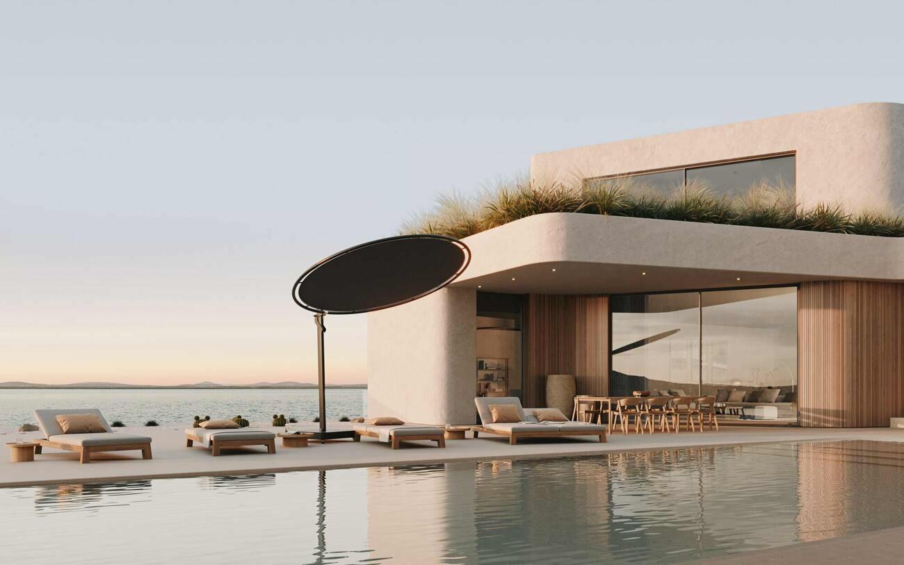 Eclipsum PX cantilever umbrella