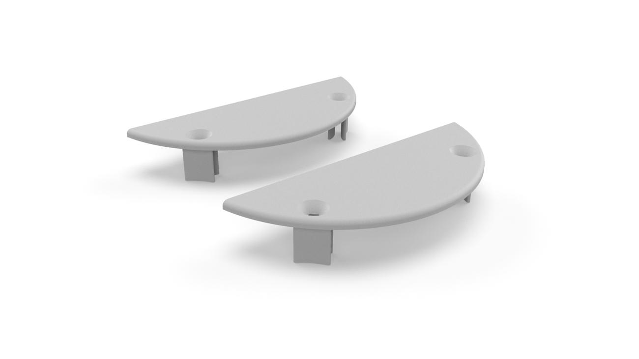 Cover plate for wallprofile Classic holder (set of 2 pieces)