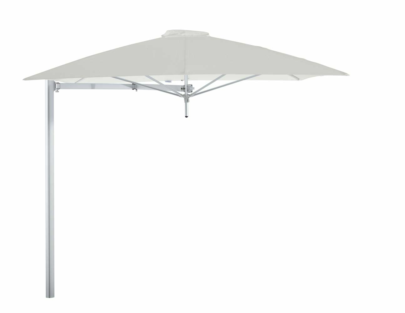 Paraflex cantilever umbrella square 2,3 m with Canvas fabric and a Neo arm