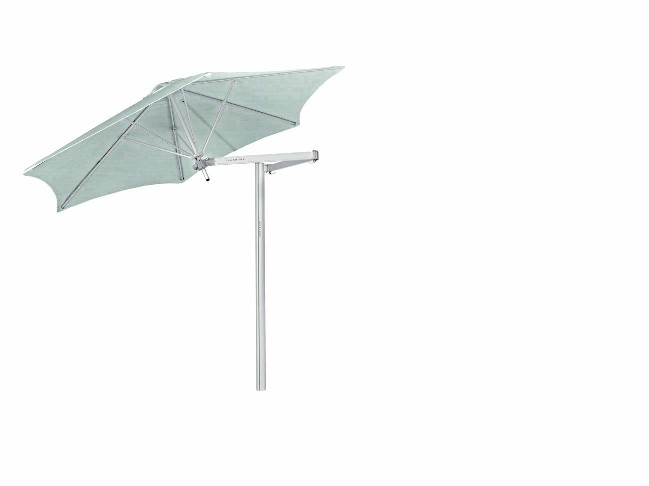 Paraflex cantilever umbrella round 2,7 m with Curacao fabric and a Classic arm