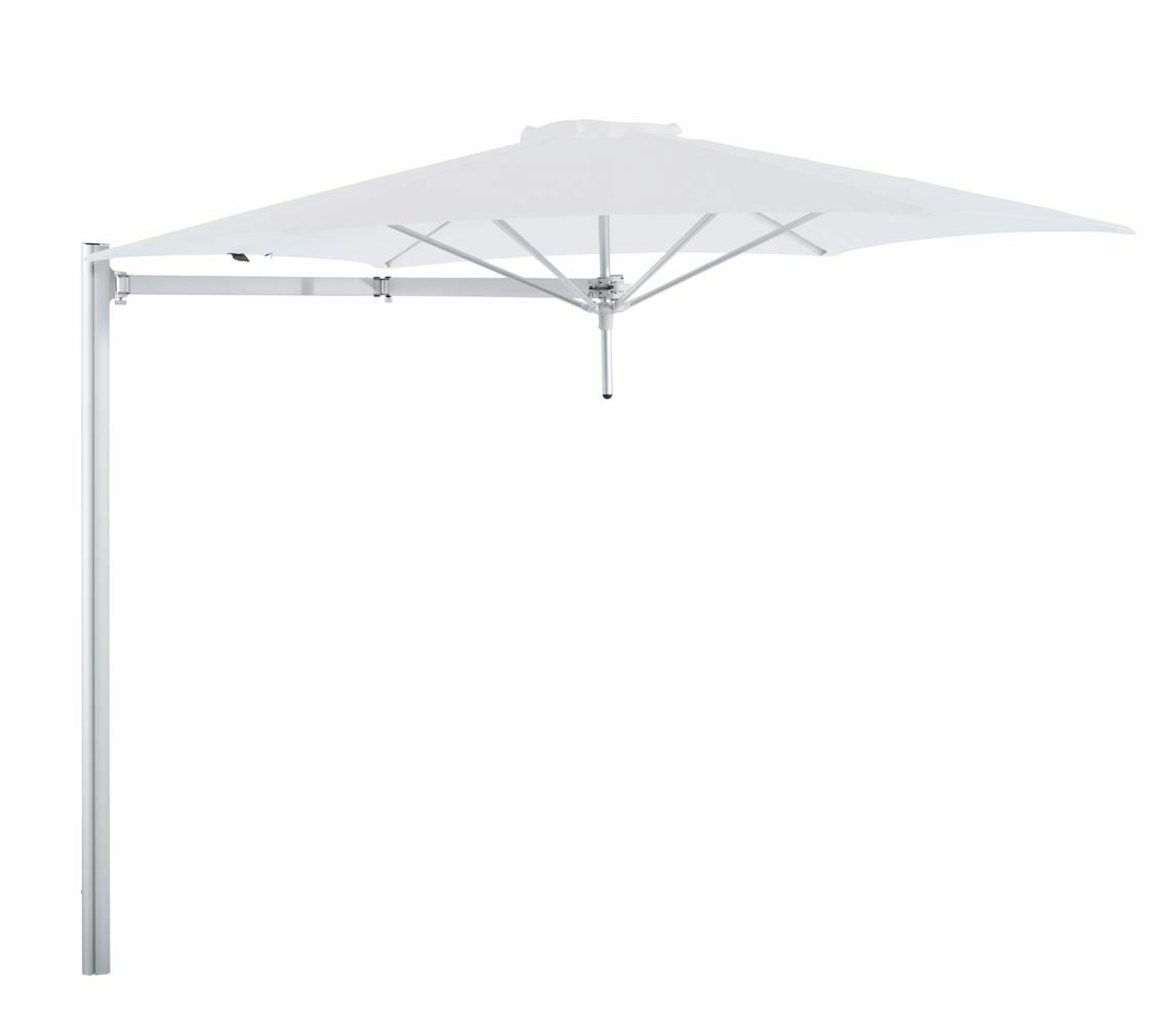 Paraflex cantilever umbrella round 3 m with Natural fabric and a Neo arm