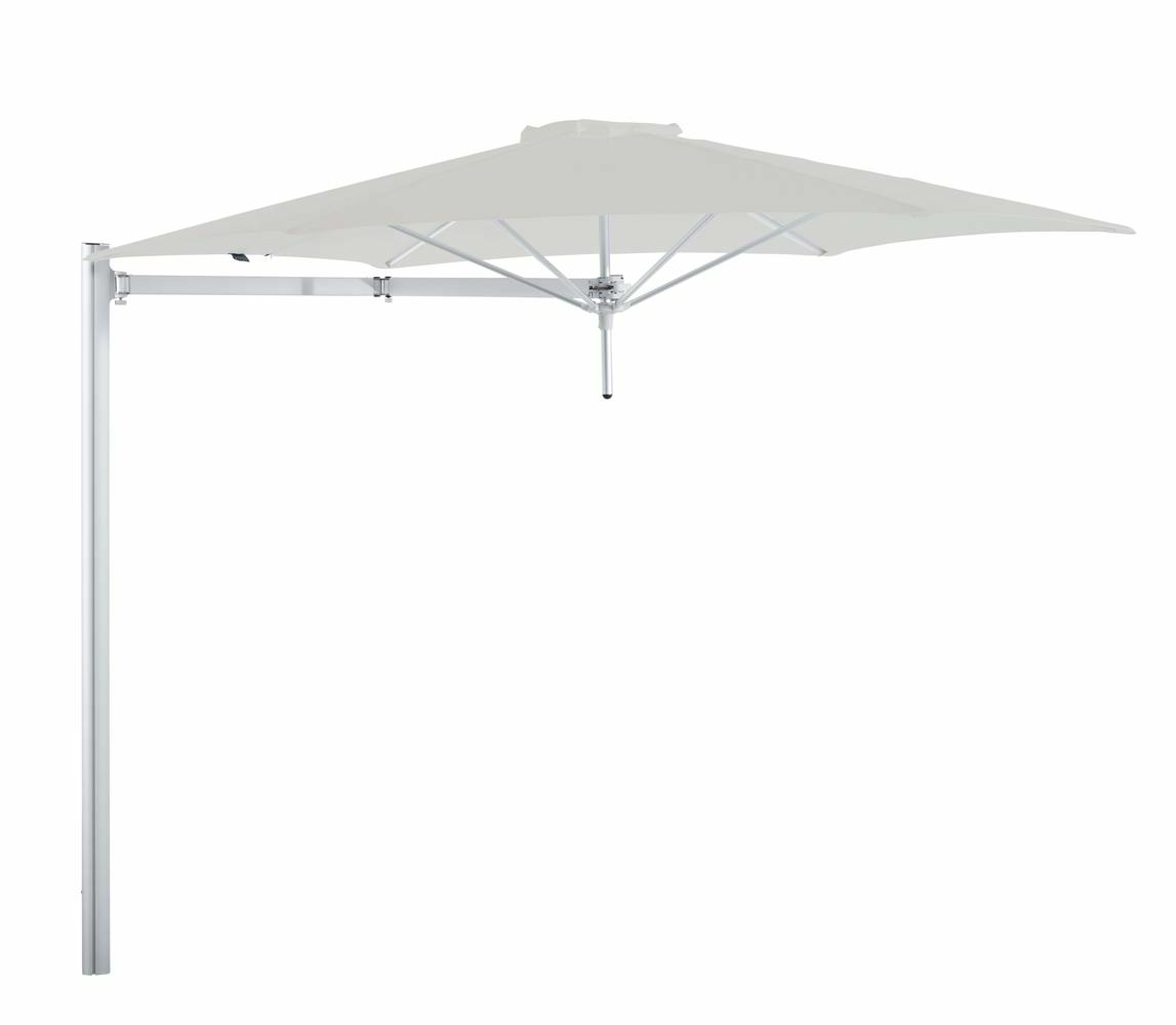 Paraflex cantilever umbrella round 3 m with Canvas fabric and a Neo arm