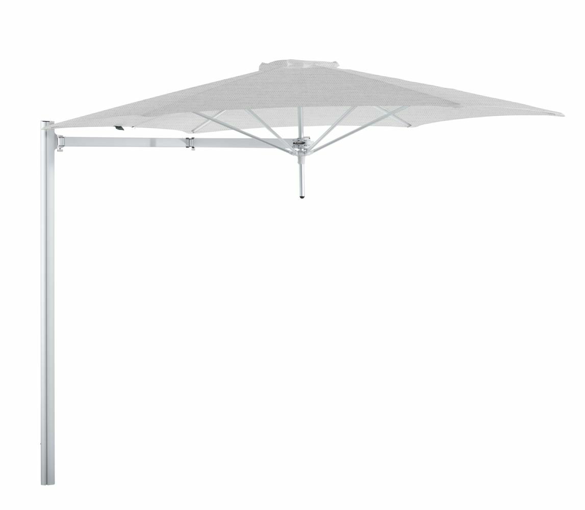 Paraflex cantilever umbrella round 3 m with Marble fabric and a Neo arm