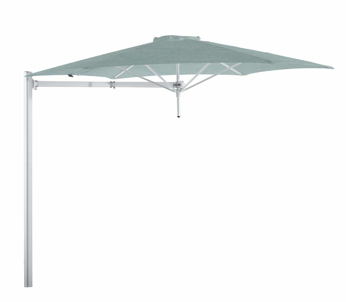 Paraflex cantilever umbrella round 3 m with Curacao fabric and a Neo arm