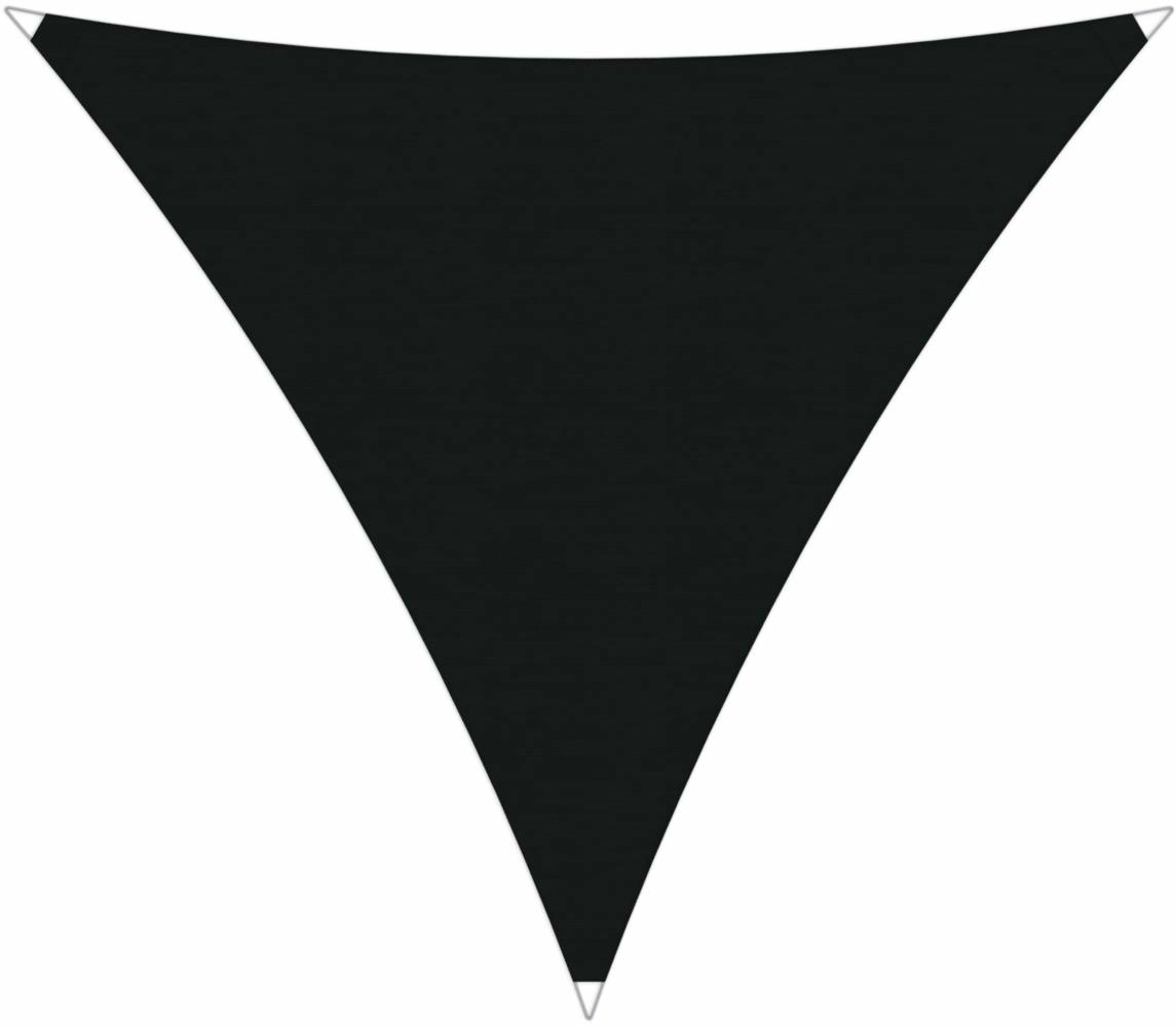 Ingenua shade sail Triangle 4 x 4 x 4 m, for outdoor use. Colour of the fabric shade sail Black.