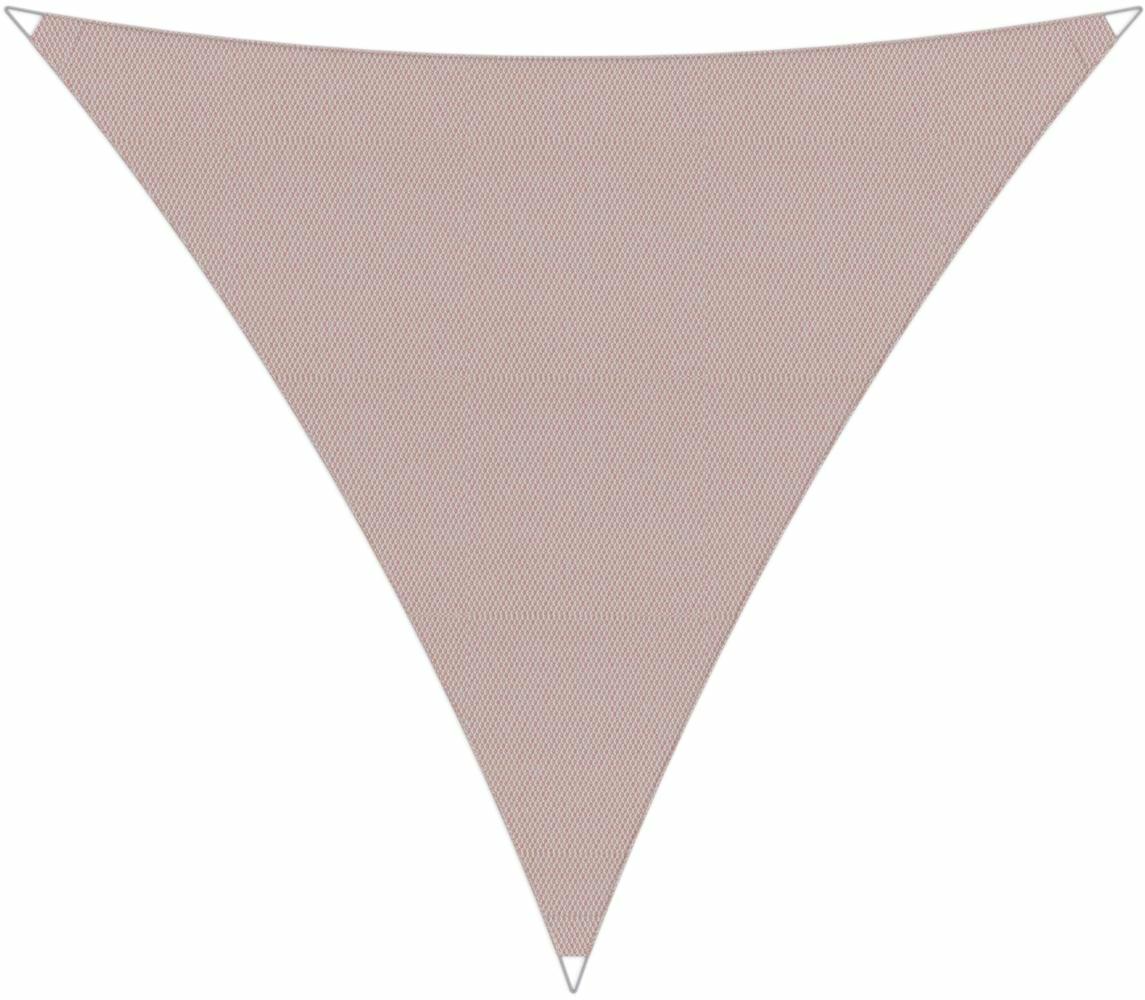 Ingenua shade sail Triangle 4 x 4 x 4 m, for outdoor use. Colour of the fabric shade sail Blush.