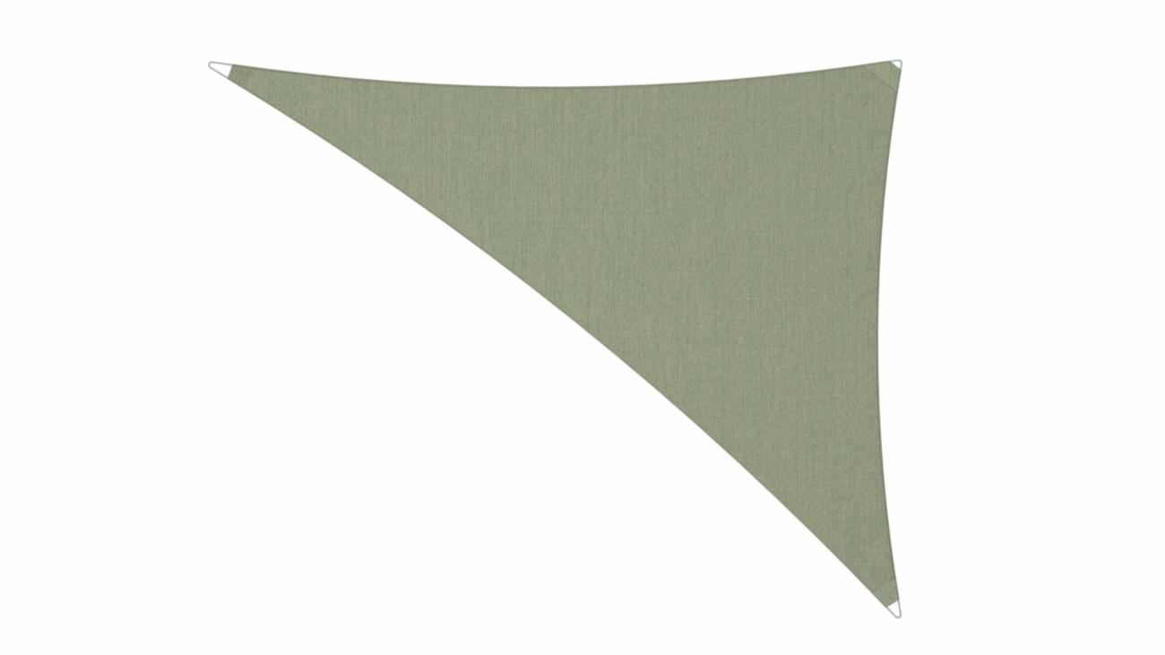Ingenua shade sail Triangle 4 x 5 x 6,4 m, for outdoor use. Colour of the fabric shade sail Almond.