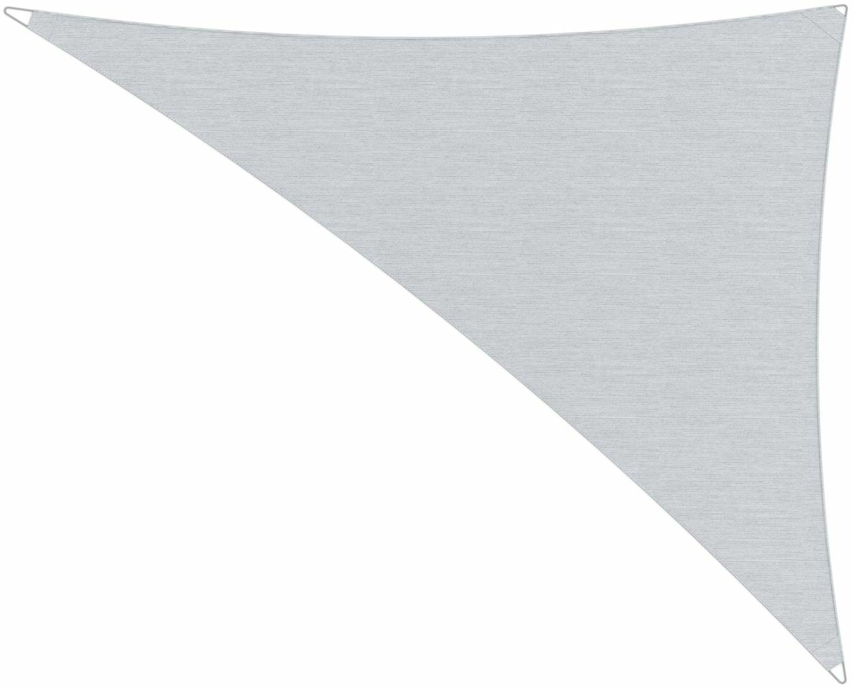 Ingenua shade sail Triangle 4 x 5 x 6,4 m, for outdoor use. Colour of the fabric shade sail Marble.