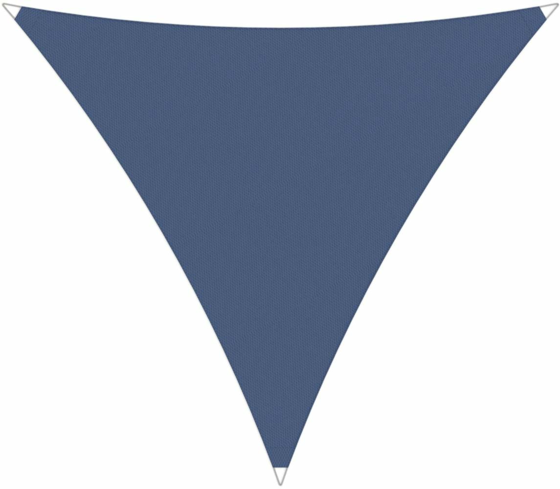 Ingenua shade sail Triangle 4 x 4 x 4 m, for outdoor use. Colour of the fabric shade sail Blue Storm.
