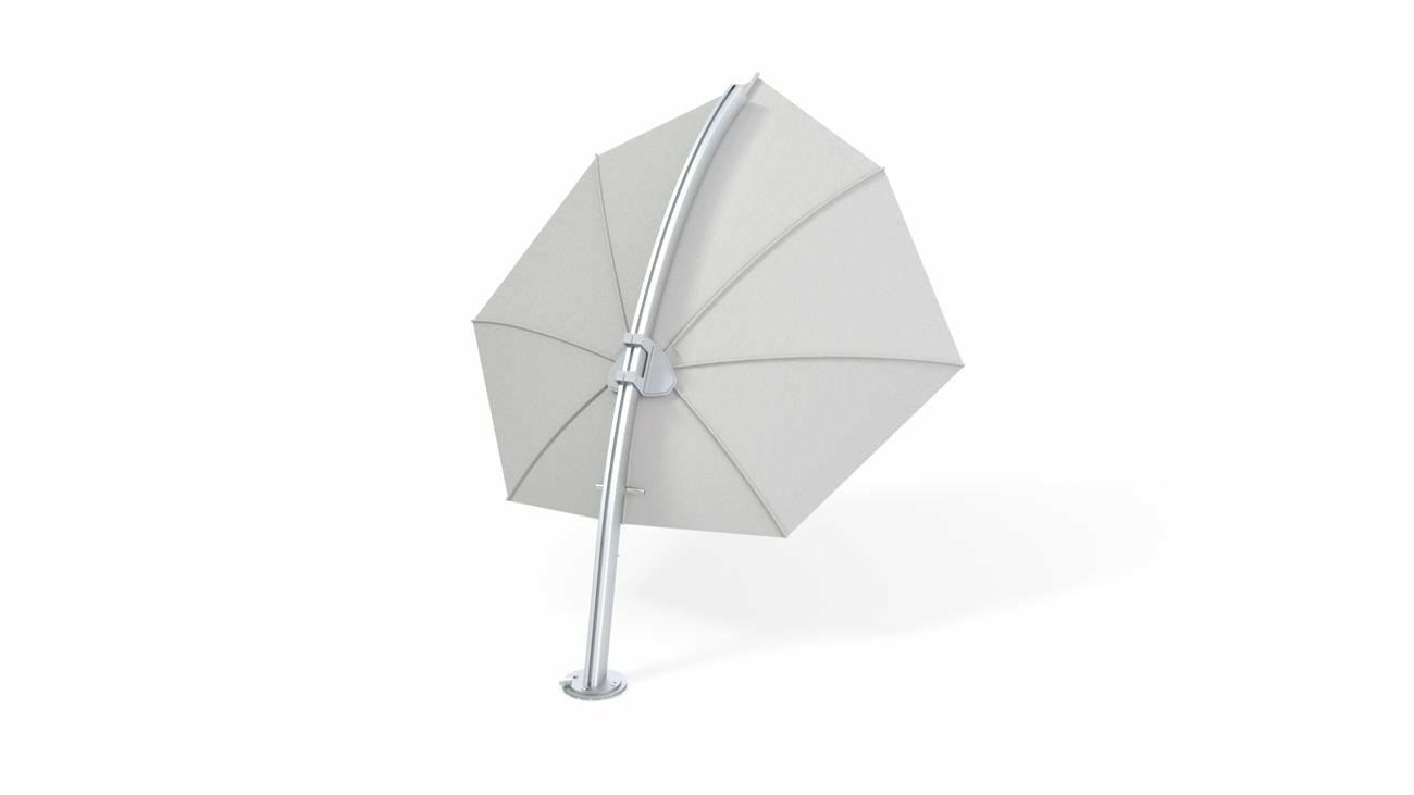 Icarus design umbrella, 3 x 3 m, Aluminum frame, Solidum Canvas fabric