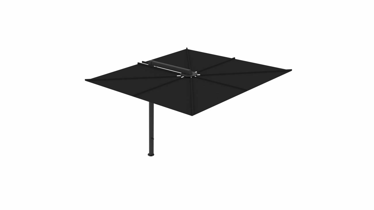Nano UX cantilever umbrella - Full Black