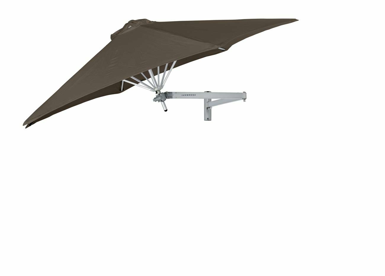 Paraflex Wall mounted umbrella Solidum Taupe