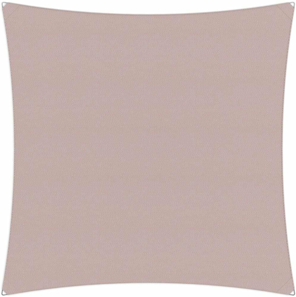 Ingenua shade sail Square 4 x 4 m, for outdoor use. Colour of the fabric shade sail Blush.