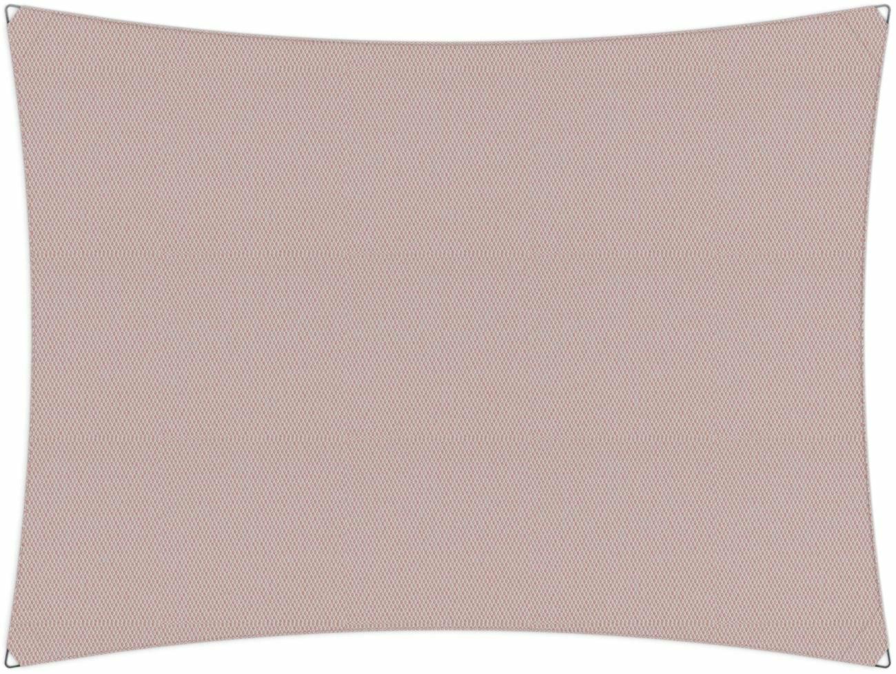 Ingenua shade sail Rectangle 5 x 3 m, for outdoor use. Colour of the fabric shade sail Blush.