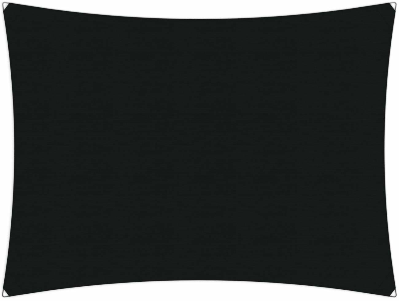 Ingenua shade sail Rectangle 5 x 4 m, for outdoor use. Colour of the fabric shade sail Black.