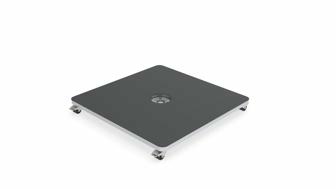 Large Flat base BLACK