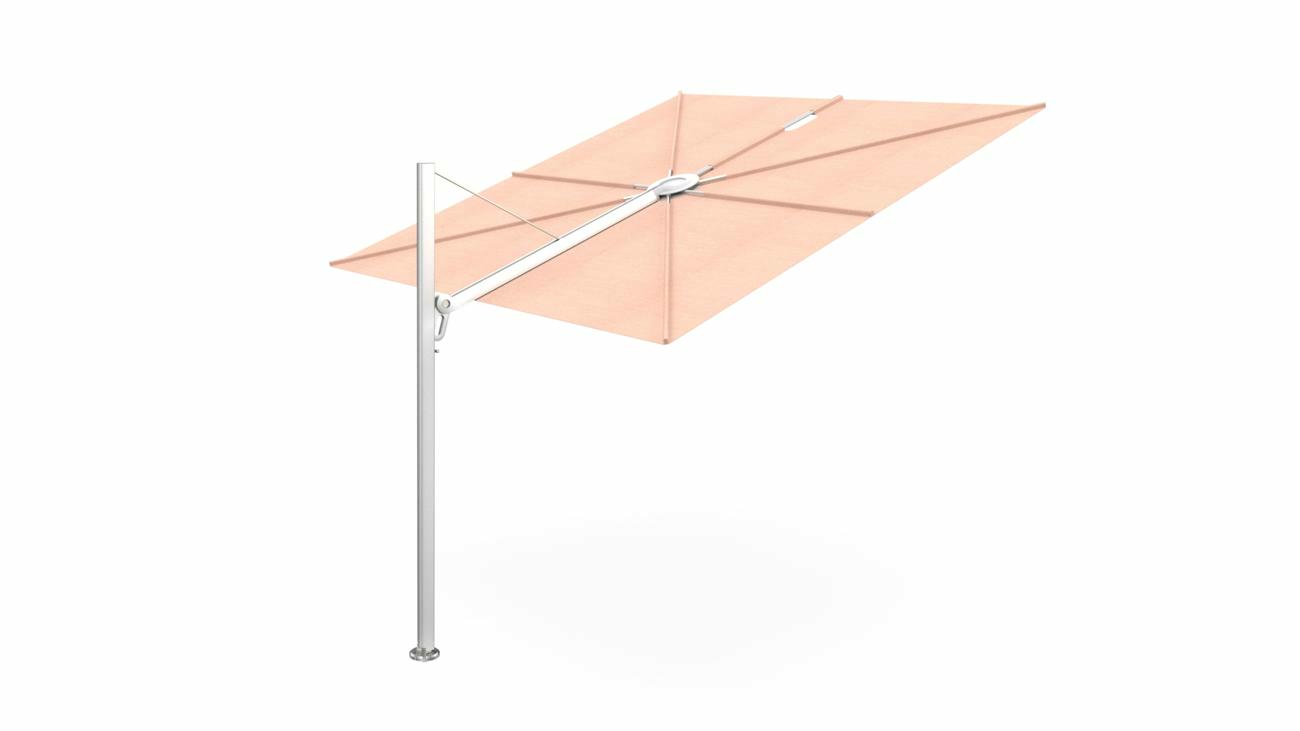 Spectra cantilever umbrella, 2,5 x 2,5 m square, Aluminum frame, Nectar fabric