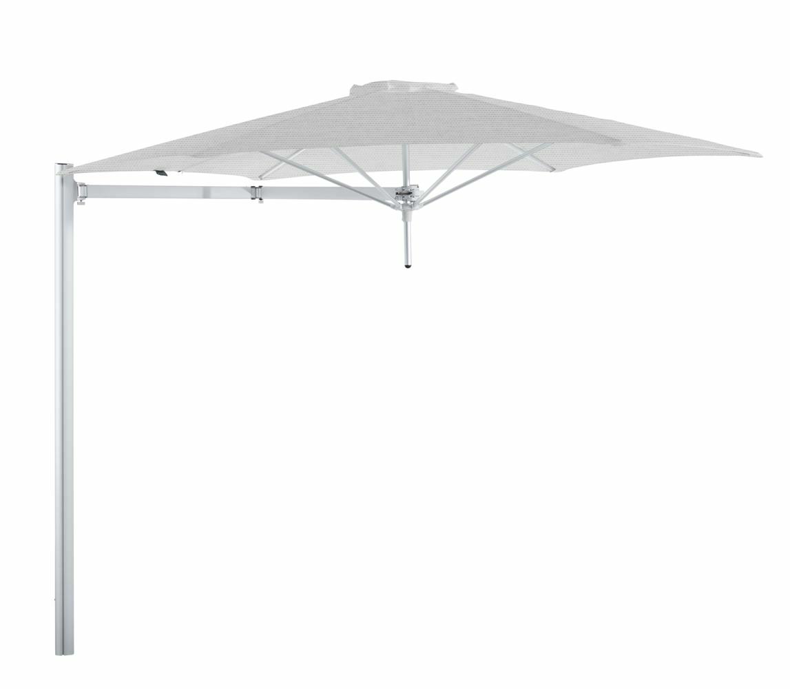 Paraflex cantilever umbrella round 3 m with Marble fabric and a Neo arm Alu