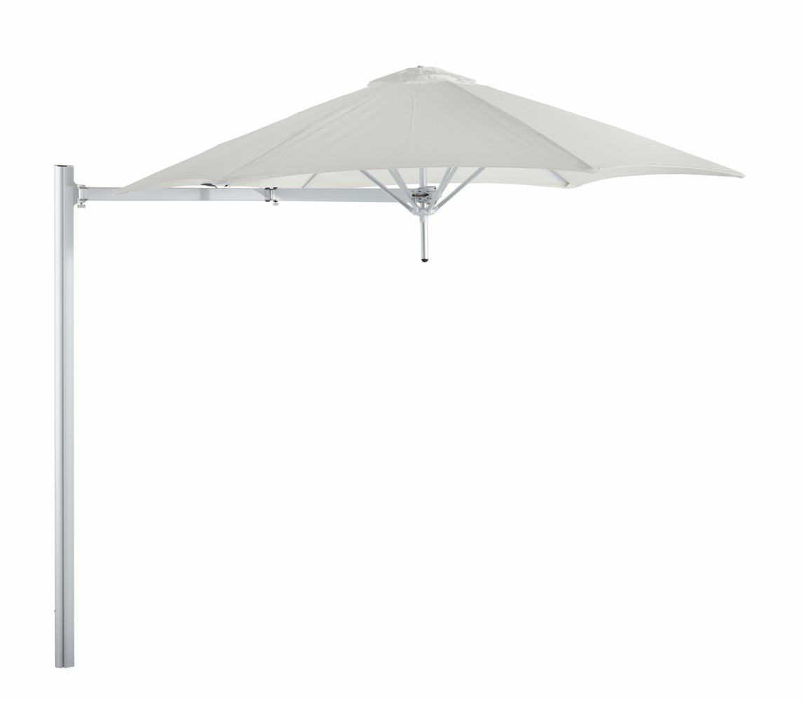 Paraflex cantilever umbrella round 2,7 m with Canvas fabric and a Neo arm