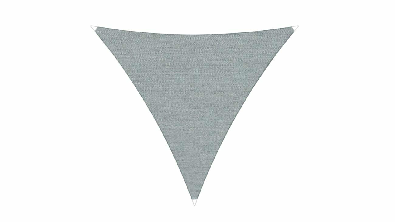 Ingenua shade sail Triangle 4 x 4 x 4 m, for outdoor use. Colour of the fabric shade sail Acqua