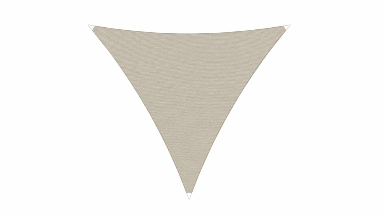 Ingenua shade sail Triangle 5 x 5 x 5 m, for outdoor use. Colour of the fabric shade sail Avena