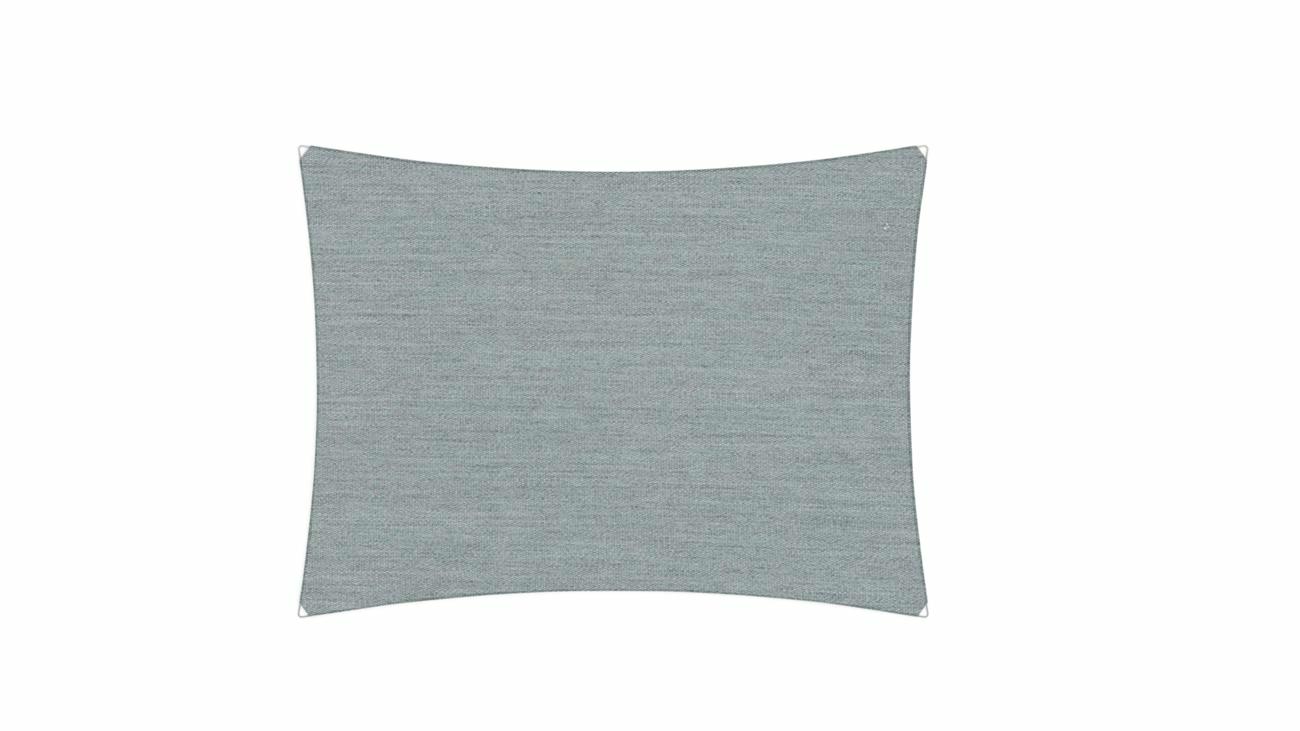 Ingenua shade sail Rectangle 4 x 3 m, for outdoor use. Colour of the fabric shade sail Acqua