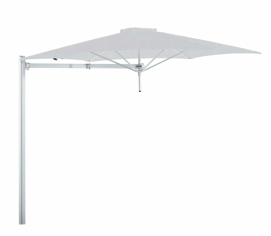 Paraflex cantilever umbrella round 3 m with Linen fabric and a Neo arm