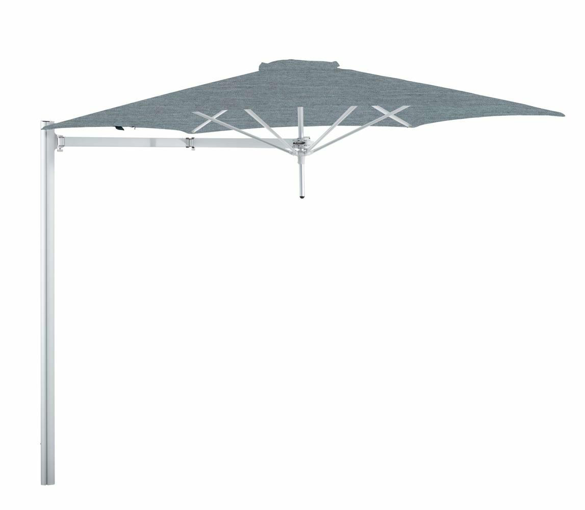 Paraflex cantilever umbrella round 3 m with Acqua fabric and a Neo arm