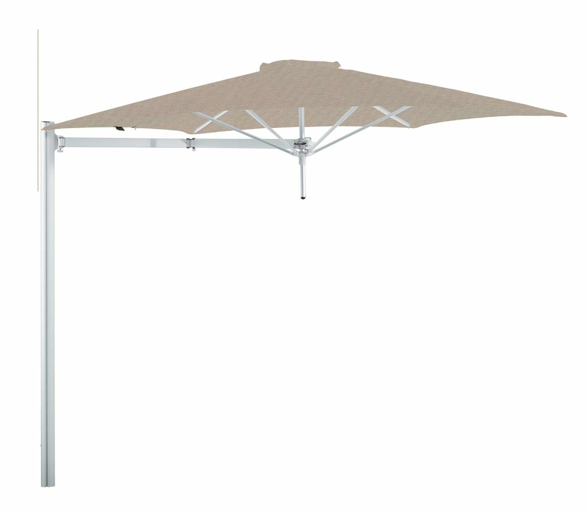 Paraflex cantilever umbrella round 3 m with Avena fabric and a Neo arm