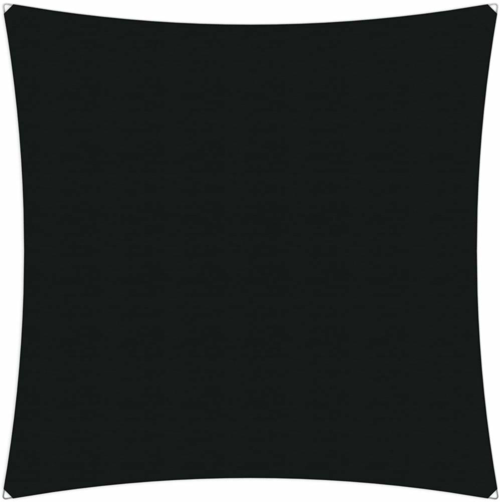 Ingenua shade sail Square 4 x 4 m, for outdoor use. Colour of the fabric shade sail Black.