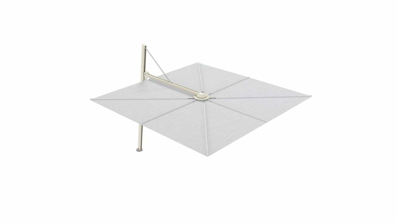 Versa UX cantilever umbrella - 3 m square - fabric in Black