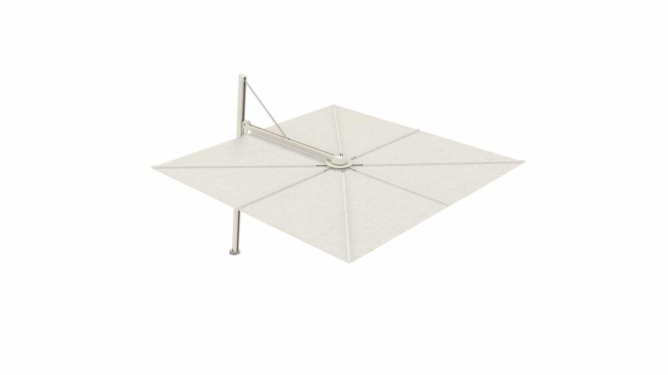 Versa UX cantilever umbrella - 3 m square - fabric in Black