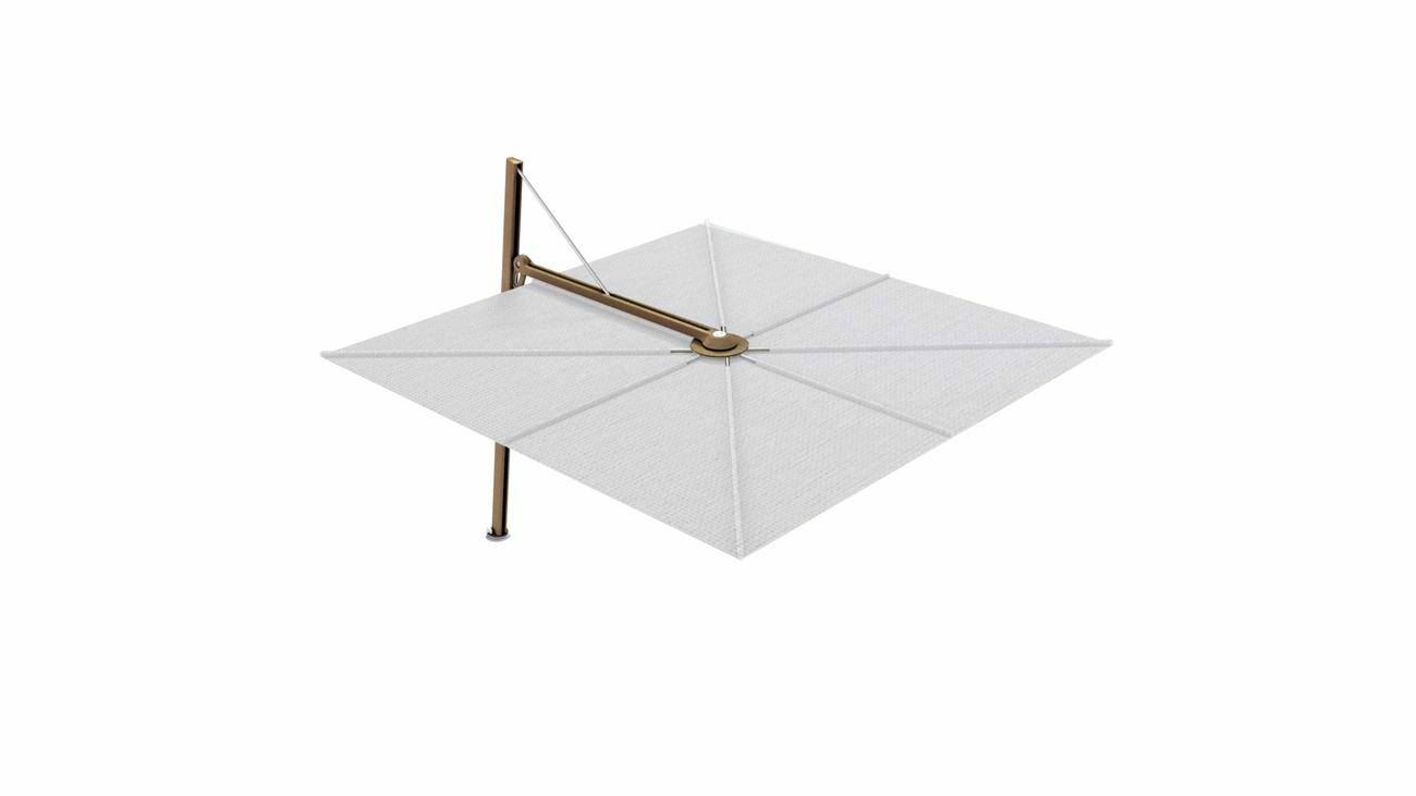 Versa UX cantilever umbrella - 3 m square - fabric in Black