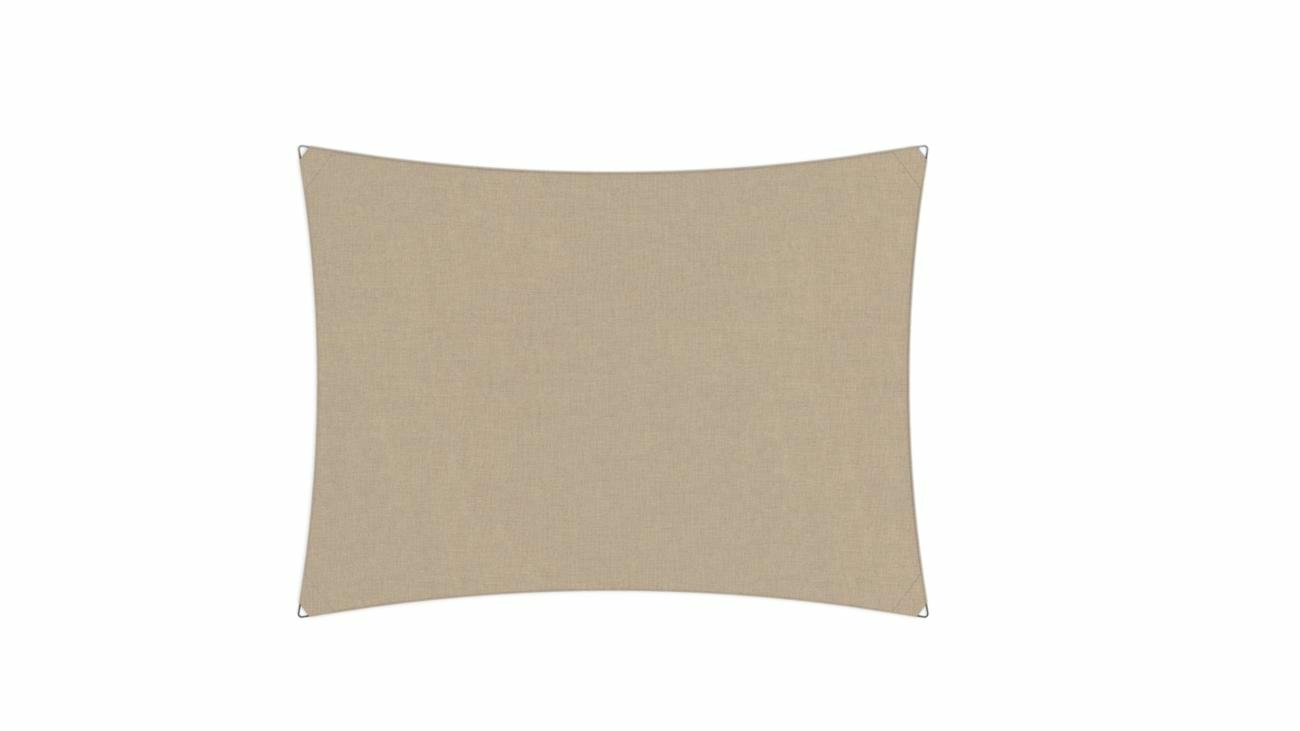 Ingenua shade sail Rectangle 4 x 3 m, for outdoor use. Colour of the fabric shade sail Sand