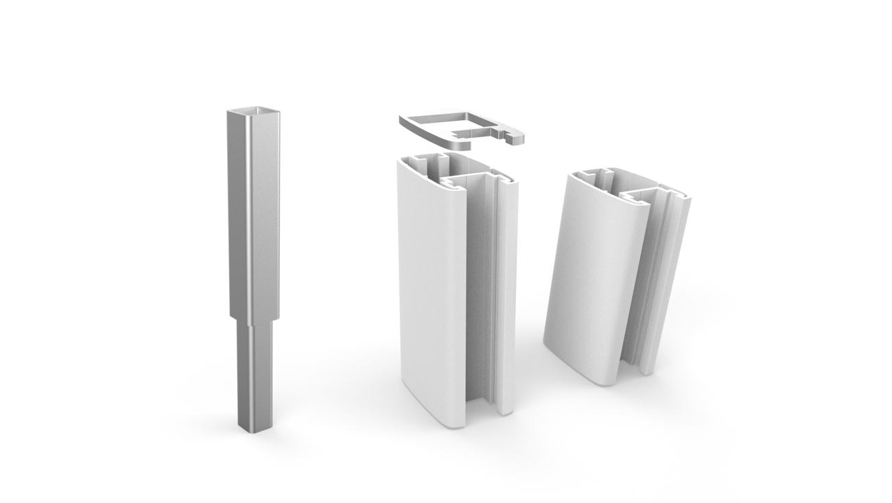 Extention kit voor Spectra met WHITE  Frame