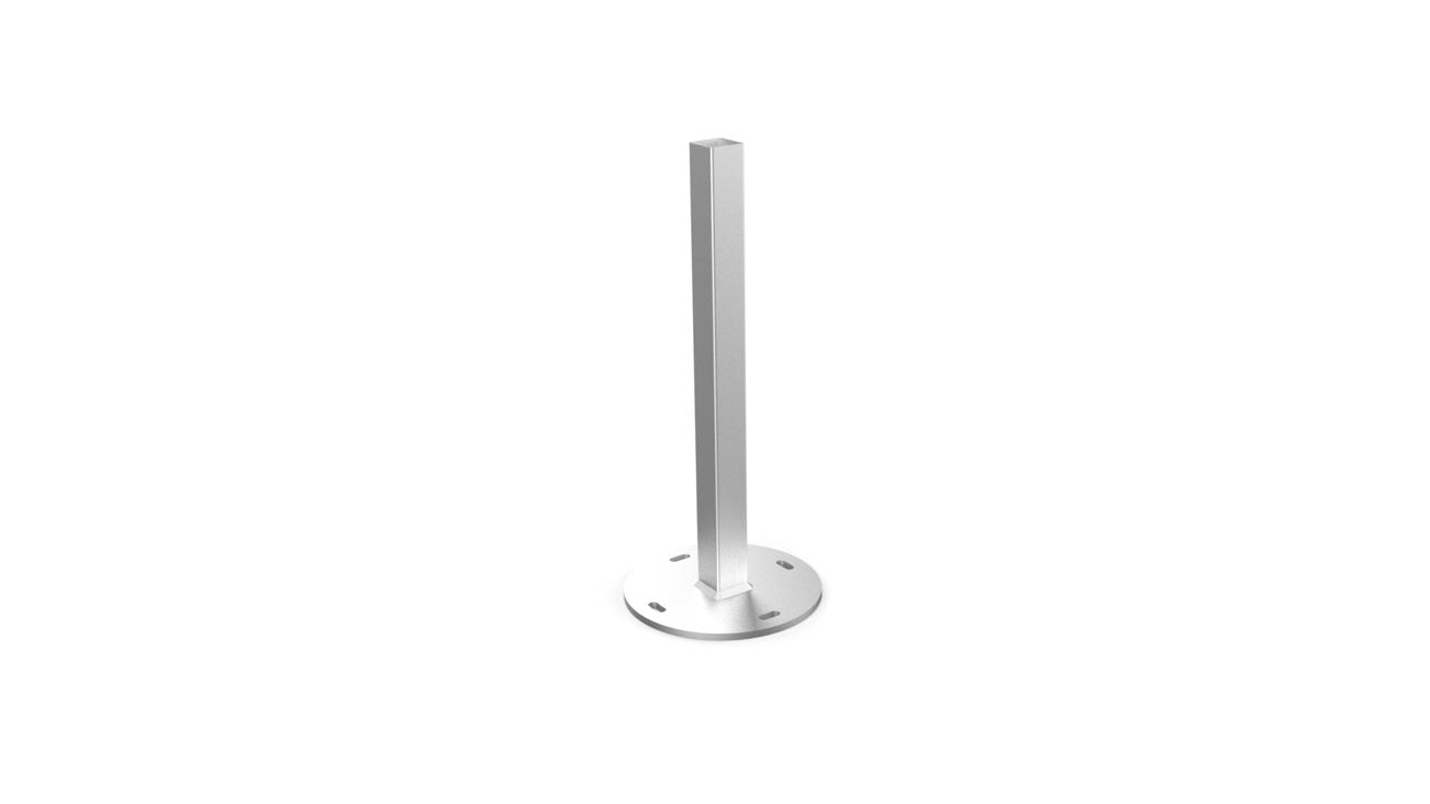 Soporte redondo 90°